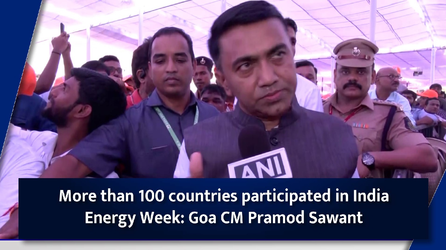 More than 100 countries participated in India Energy Week: Goa CM Pramod Sawant